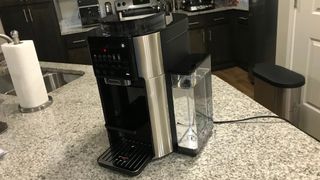 De'Longhi TrueBrew with water tank attached