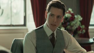Harris Dickinson in The King's Man, one of the stars of Babygirl.