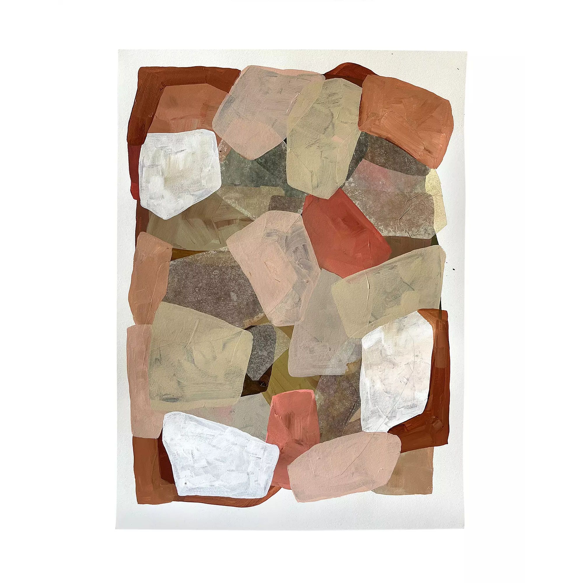 shell pile abstract art by Gina Gaetz