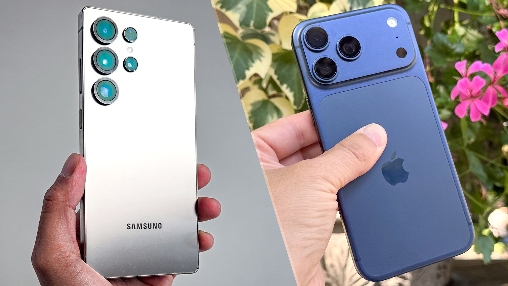 Galaxy S25 Ultra vs iPhone 17 Pro Max.