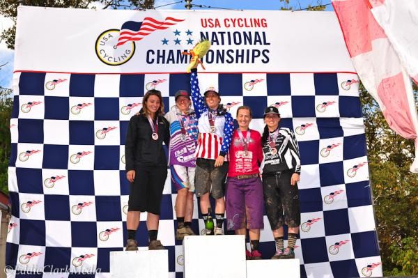 Pro Women's podium.