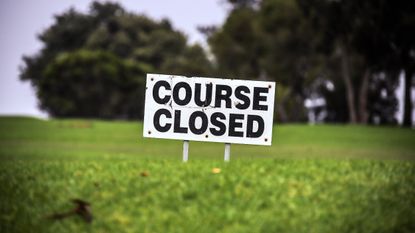 Golf Course Closed