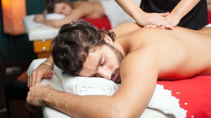 Man getting a massage