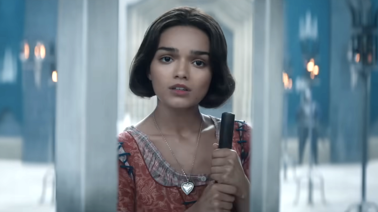 rachel zegler in a snow white music video