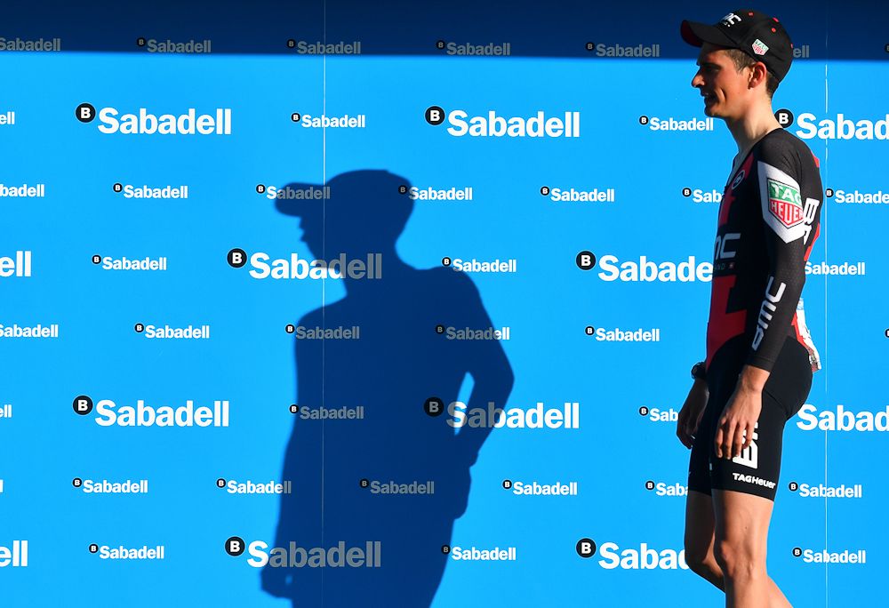 Manuel Senni on the first podium of the 2017 Volta a La Valenciana