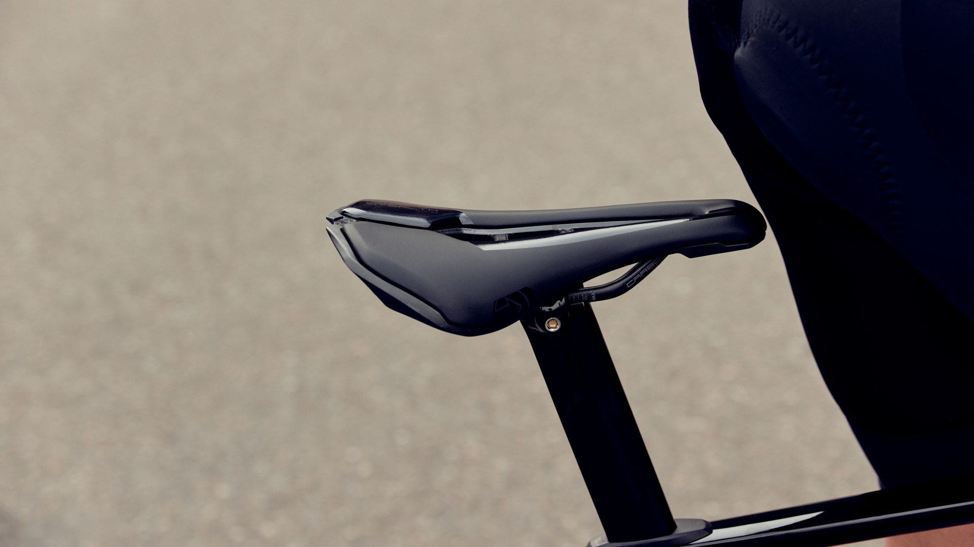 New PRO Stealth Curved saddle designed for better stability in an