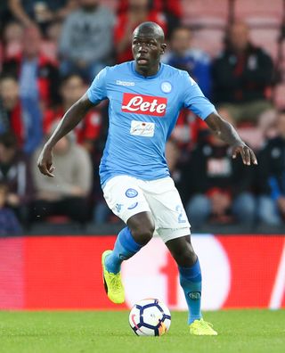 Napoli’s Kalidou Koulibaly was strongly linked with City