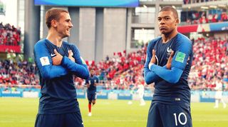 Antoine Griezmann and Kylian Mbappe