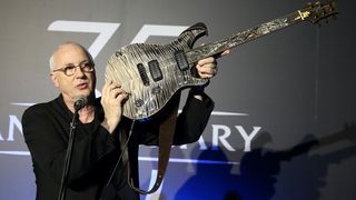Paul Reed Smith speaks onstage at The 2020 NAMM Show Opening Day on January 16, 2020 in Anaheim, California