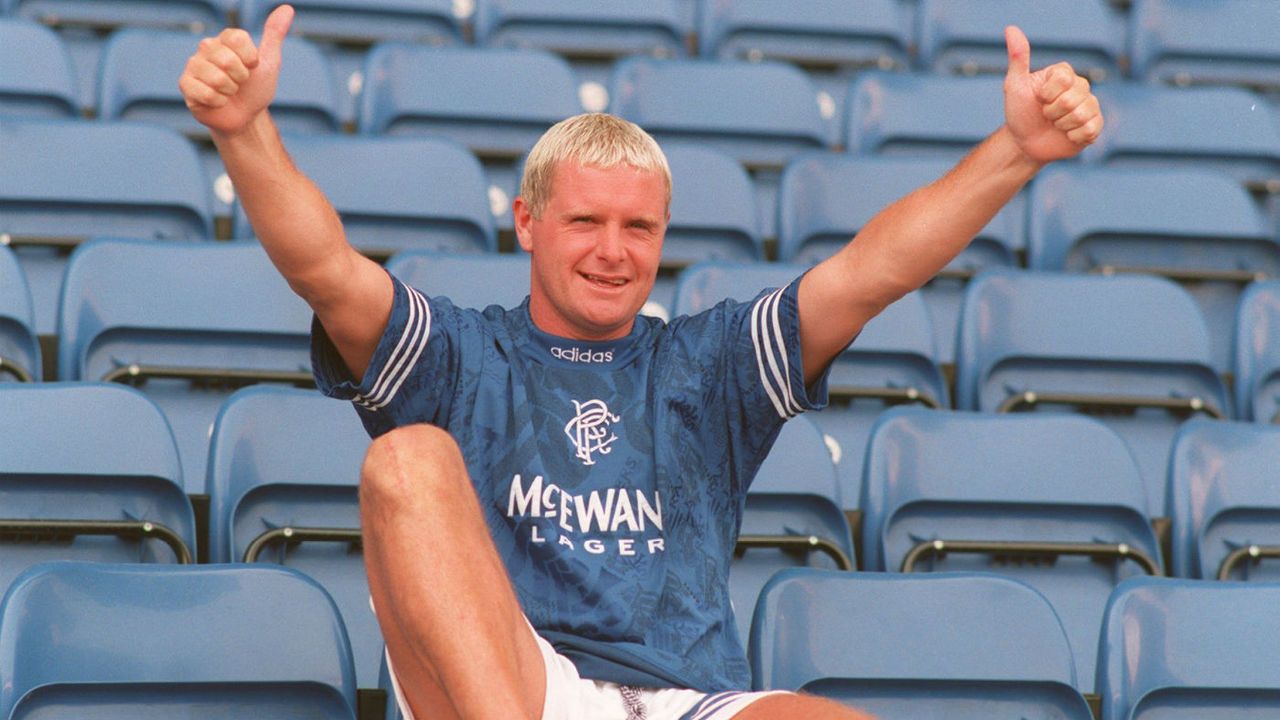 Paul Gascoigne Rangers Scottish Football Hall of Fame