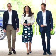 Prince William, Princess Kate and Prince Harry attend the launch of their Heads Together campaign