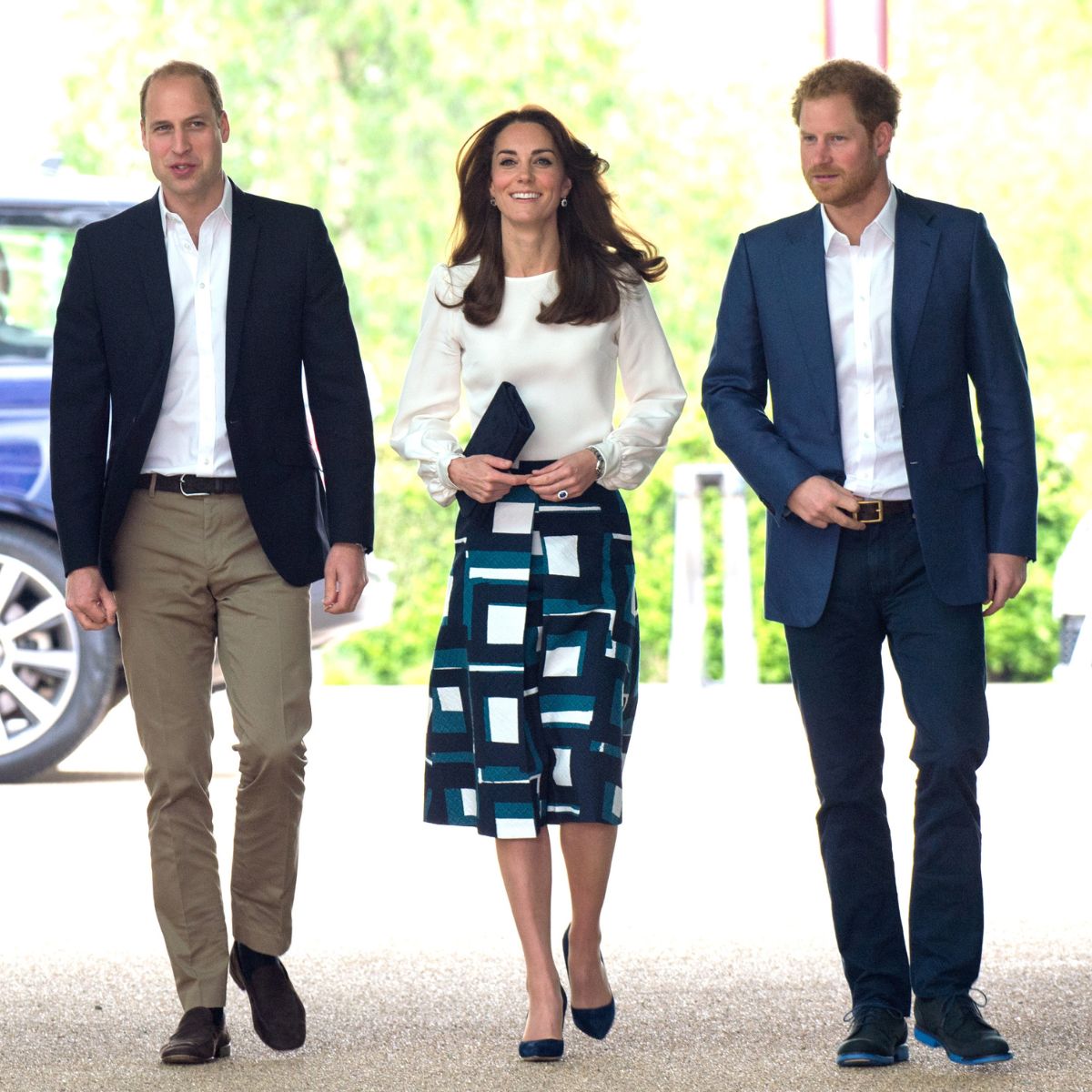 Prince William, Princess Kate and Prince Harry attend the launch of their Heads Together campaign