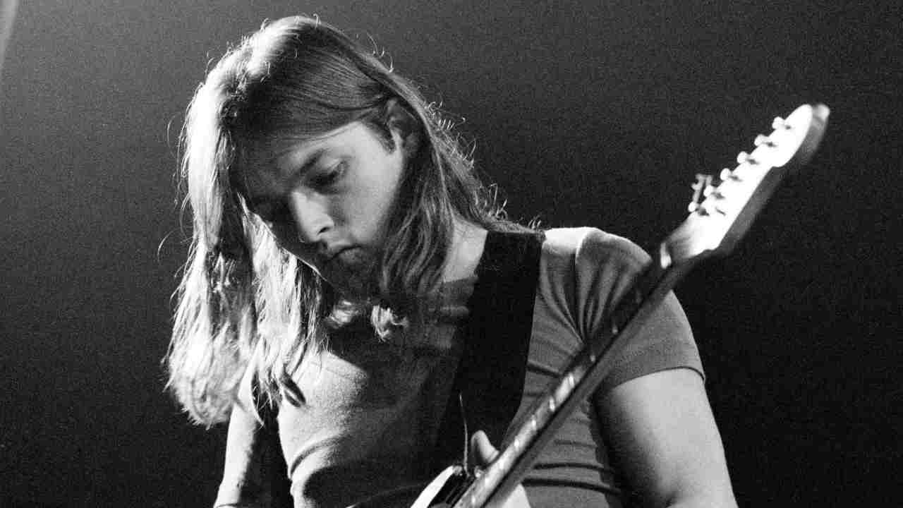Pink Floyd&amp;rsquo;s David Gilmour performing onstage in the early 1970s
