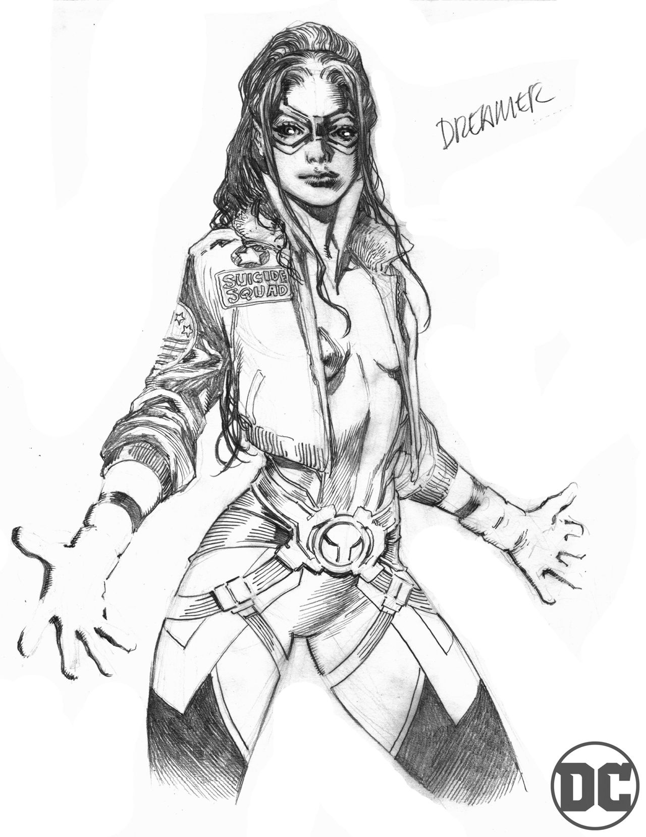 Eddy Barrows' character designs for Suicide Squad: Dream Team