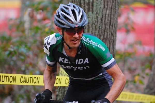 Michael Broderick rides to second place.