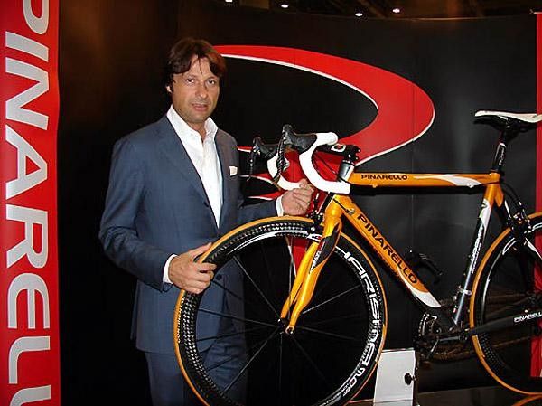 President Fausto Pinarello with the Dogma FPX