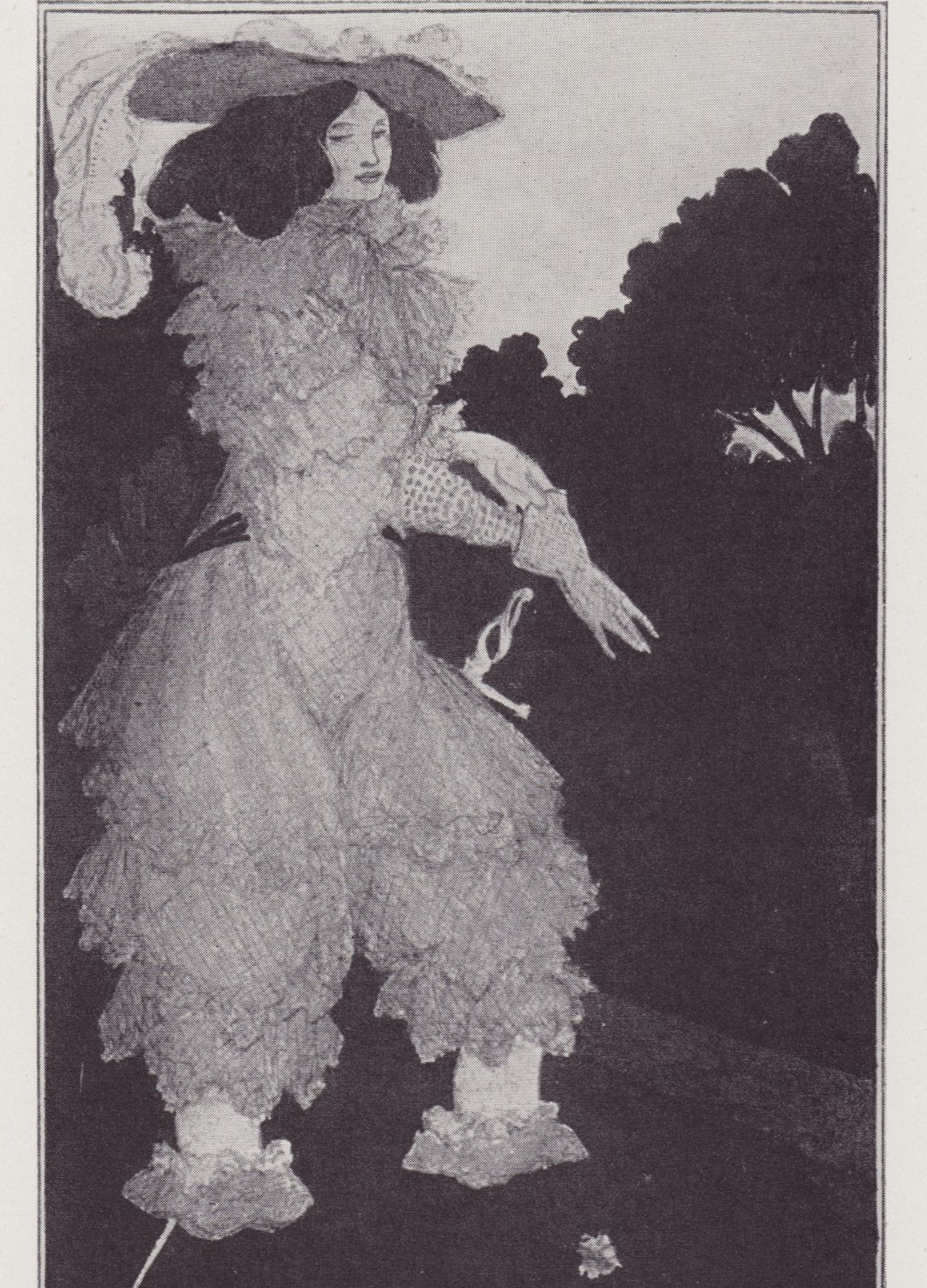 A sketch of Julie d&amp;rsquo;Aubigny
