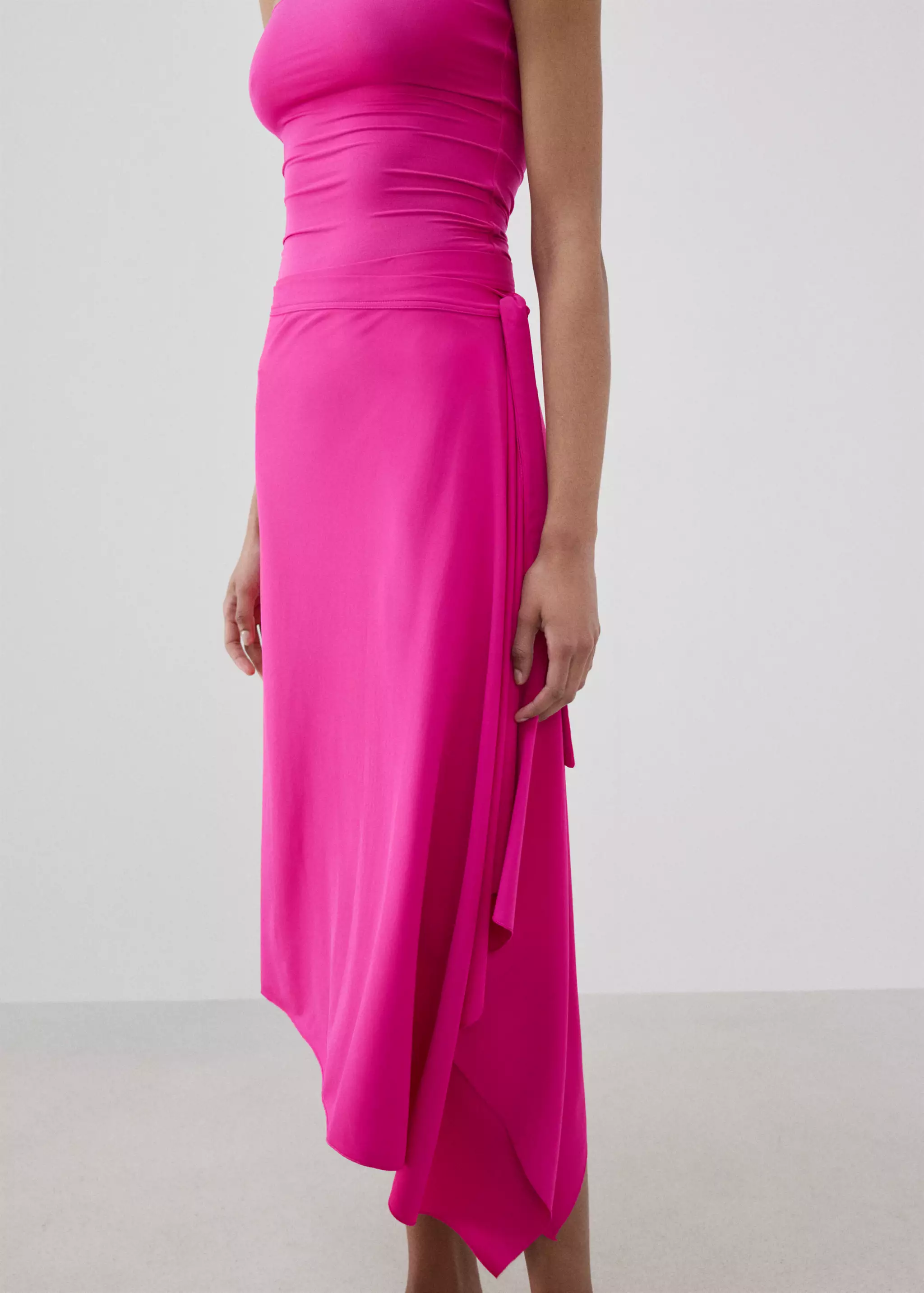 Asymmetric Midi Skirt - Women | Mango Usa