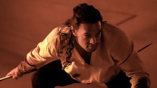 Jason Momoa as Duncan Idaho ready for battle in Dune