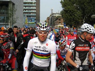 Thor Hushovd, World Champion,Tour of Lombardy 2010