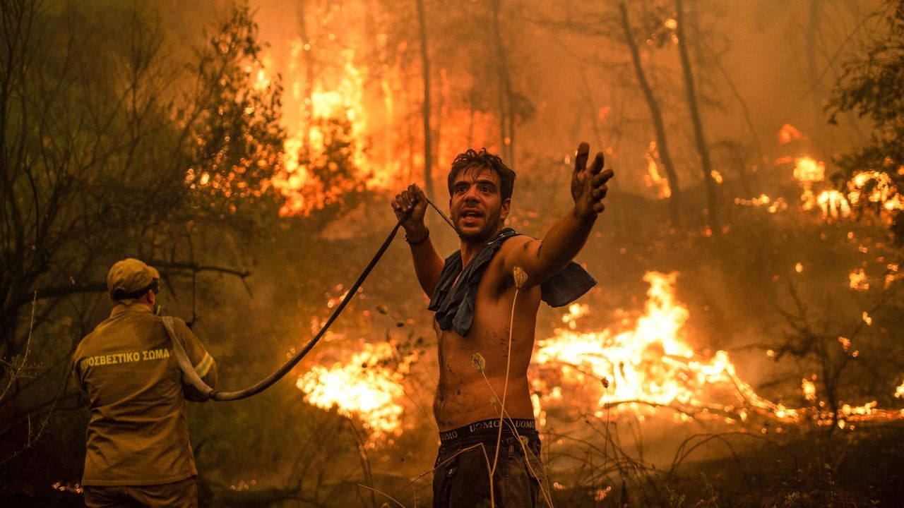 Greek wildfires