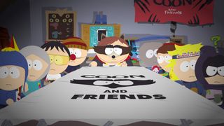 A screenshot of one of the best superhero games, South Park: The Fractured But Whole.