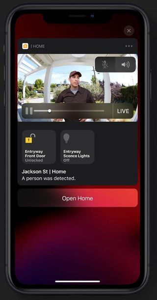 iOS 13 HomeKit Secure Video