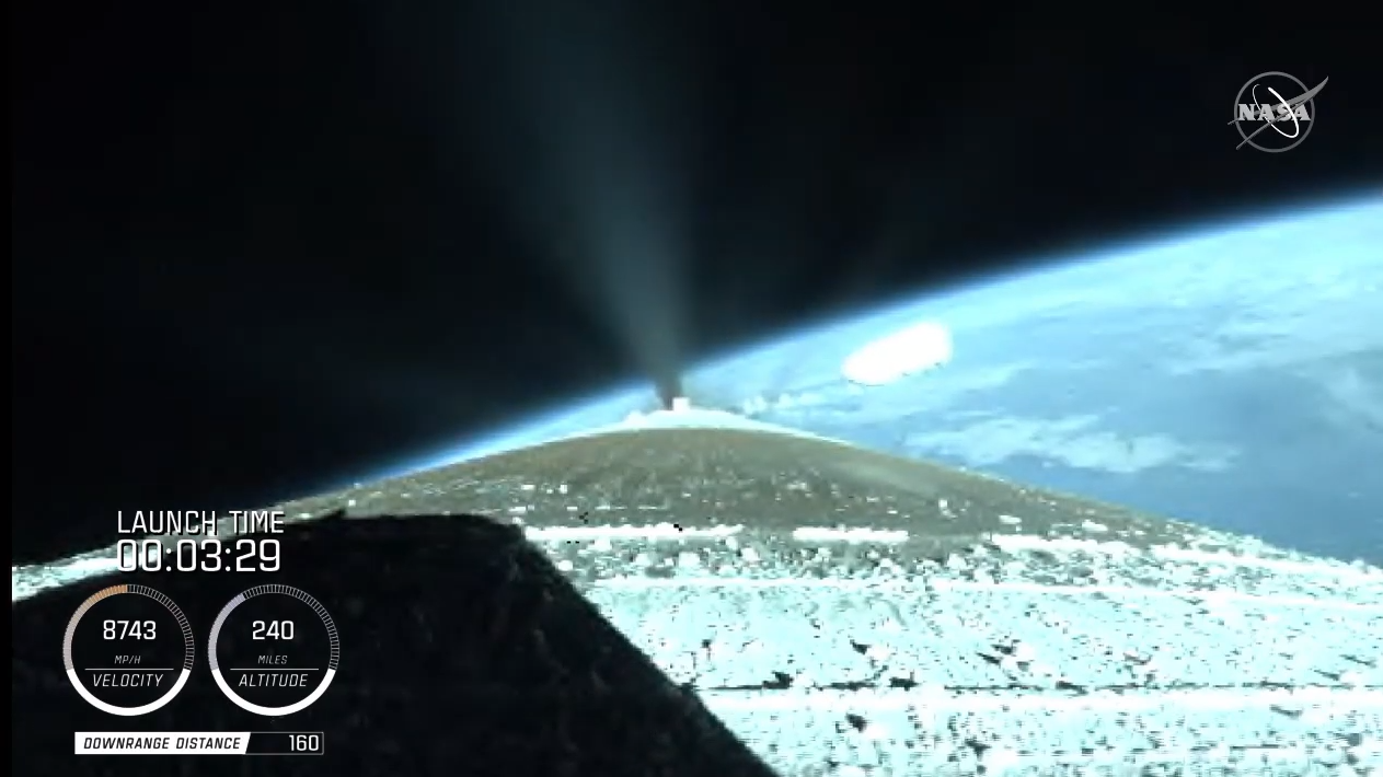 NASA's Mars rover Perseverance launches toward the Red Planet atop an Atlas V rocket, lifting off from Space Launch Complex 41 at Cape Canaveral Air Force Station in Florida on July 30, 2020.