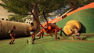 A screenshot of the upcoming PS5 game, Grounded 2.