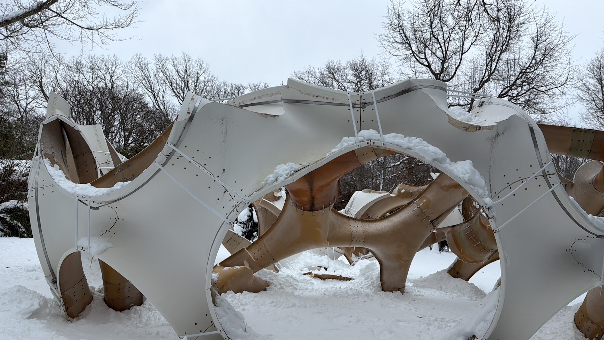 Buckminster fuller dome collapses