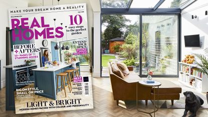 Cover and image from May 2020 issue of Real Homes magazine 