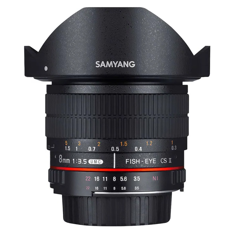 Samyang/Rokinon 8mm f/3.5 UMC Fish-Eye CS II