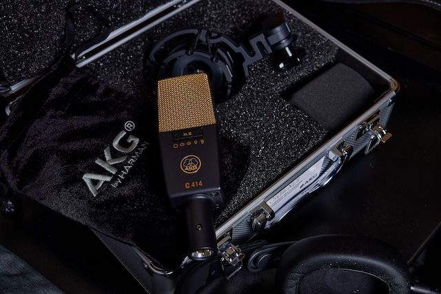 AKG K371 headphones and C414 set.