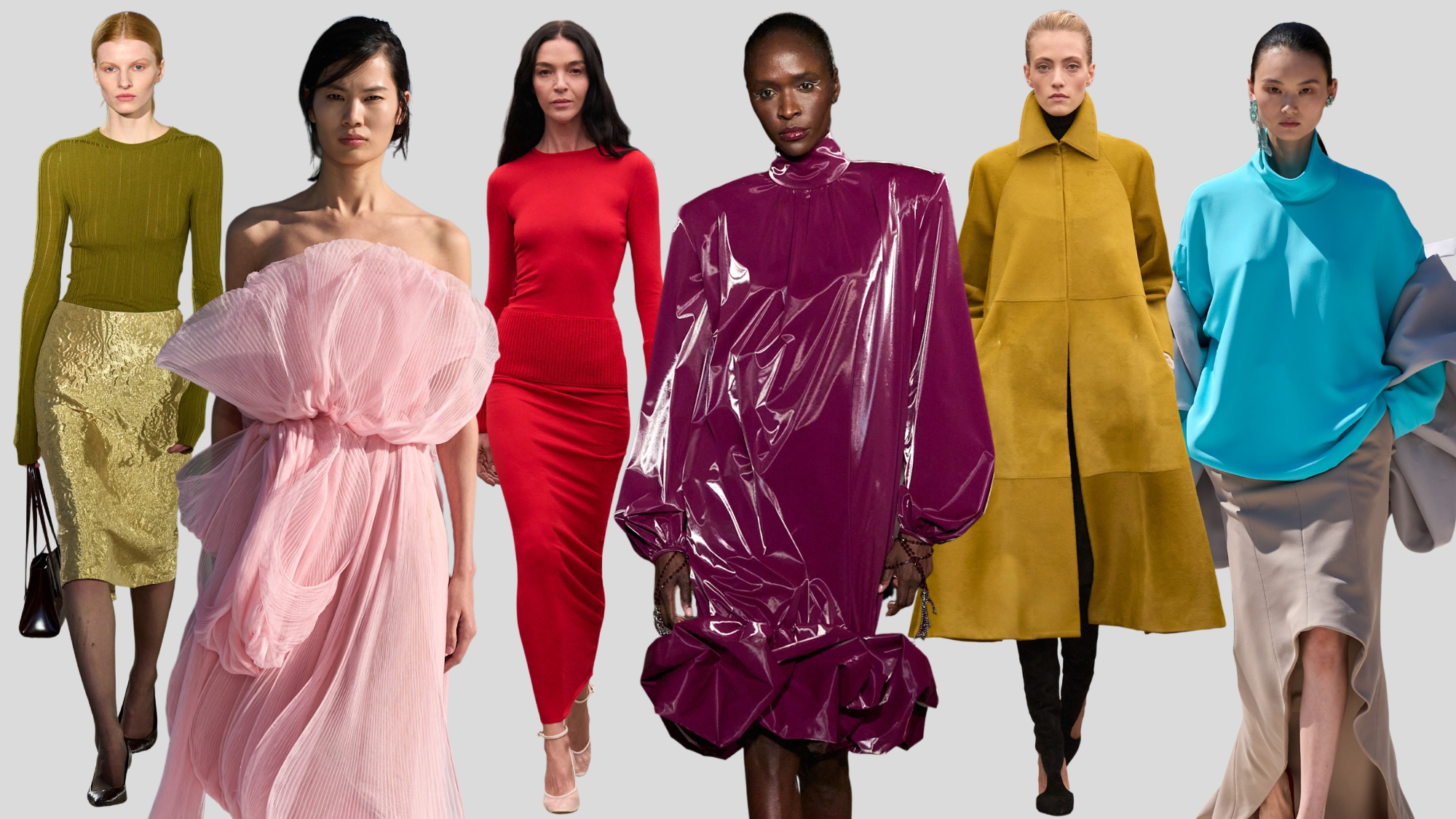 fall 2026 color trends on the runways of kallmeyer, dior, alaia, sergio hudson, and balenciaga