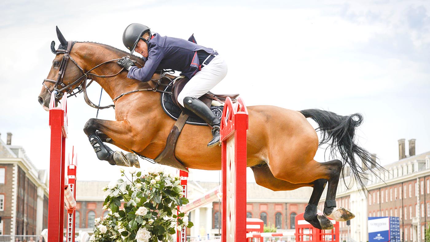 Matthew Sampson and Geneve R GCT London 04.08.2019 CSI2* Grand Prix