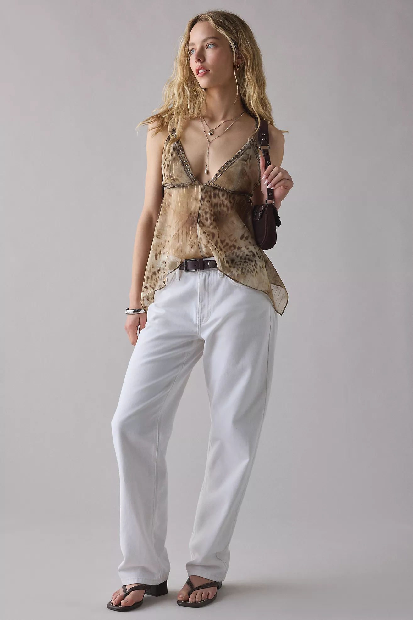 Bdg Olive Stovepipe Mid-Rise Jean