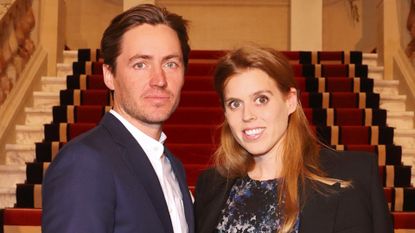 Edoardo Mapelli Mozzi poses with wife Princess Beatrice