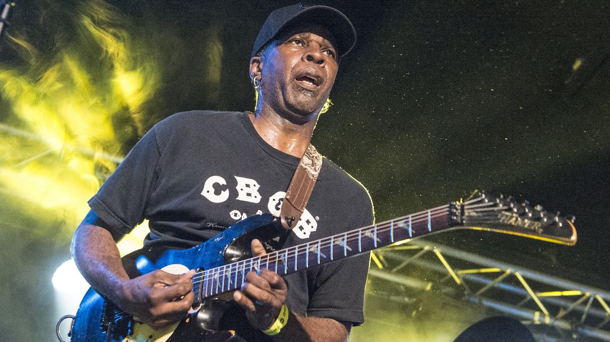 Vernon Reid of Living Colour performs on stage at The Mill on July 17, 2019 in Birmingham, England. 