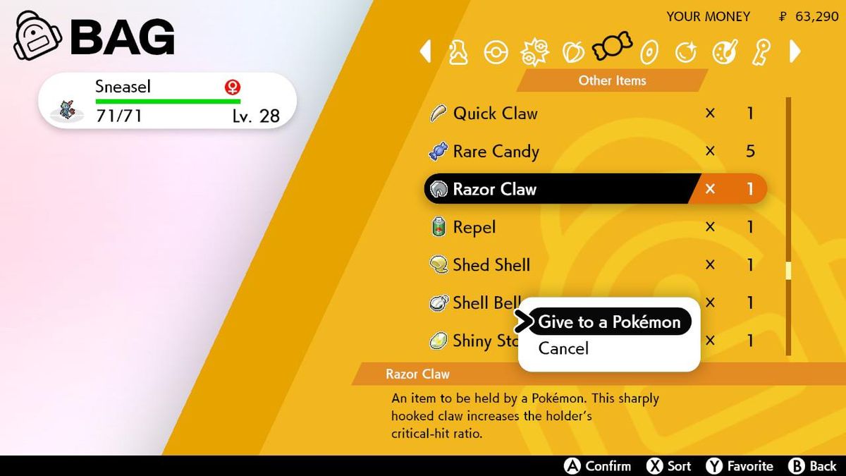 Pokémon Sword and Shield How to evolve Sneasel iMore