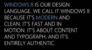 Windows 8 Design Language