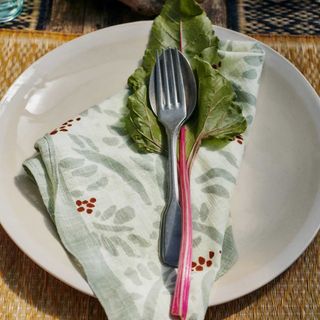 table setting with napkin from Toast