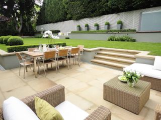 modern garden ideas: harrington porter patio and lawn