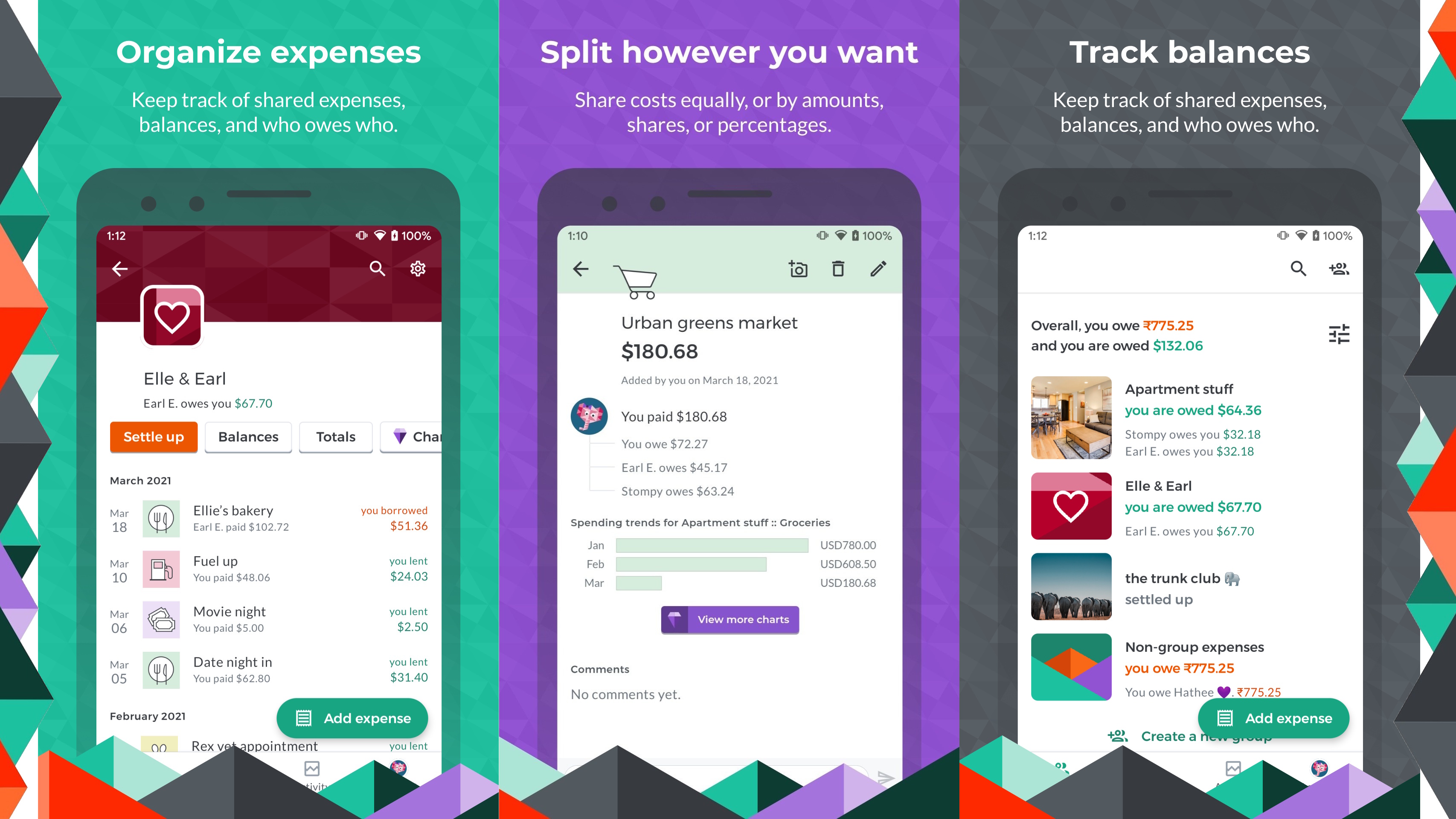 Splitwise app