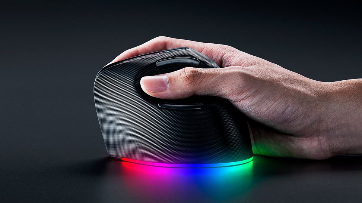 Razer has made a wild-looking wireless ergonomic mouse with six month ...