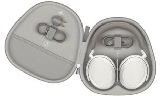 Sennheiser Momentum 4 Wireless headphones in travel case