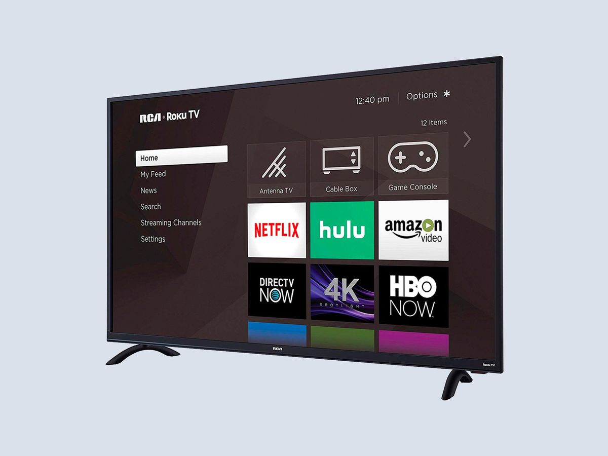 Stream with RCA's 50inch 4K UHD HDR Roku Smart TV at one of its lowest