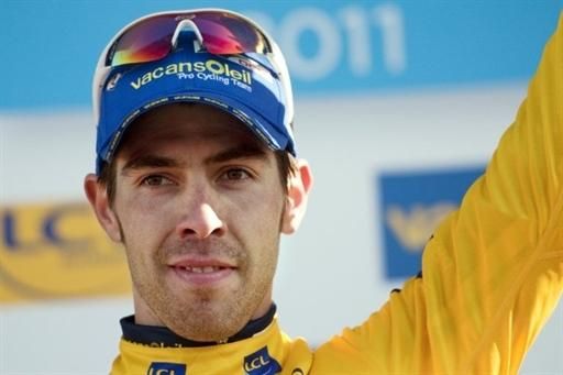 Thomas De Gendt (Vacansoleil) donned the race leader's jersey after winning stage 1 of Paris-Nice