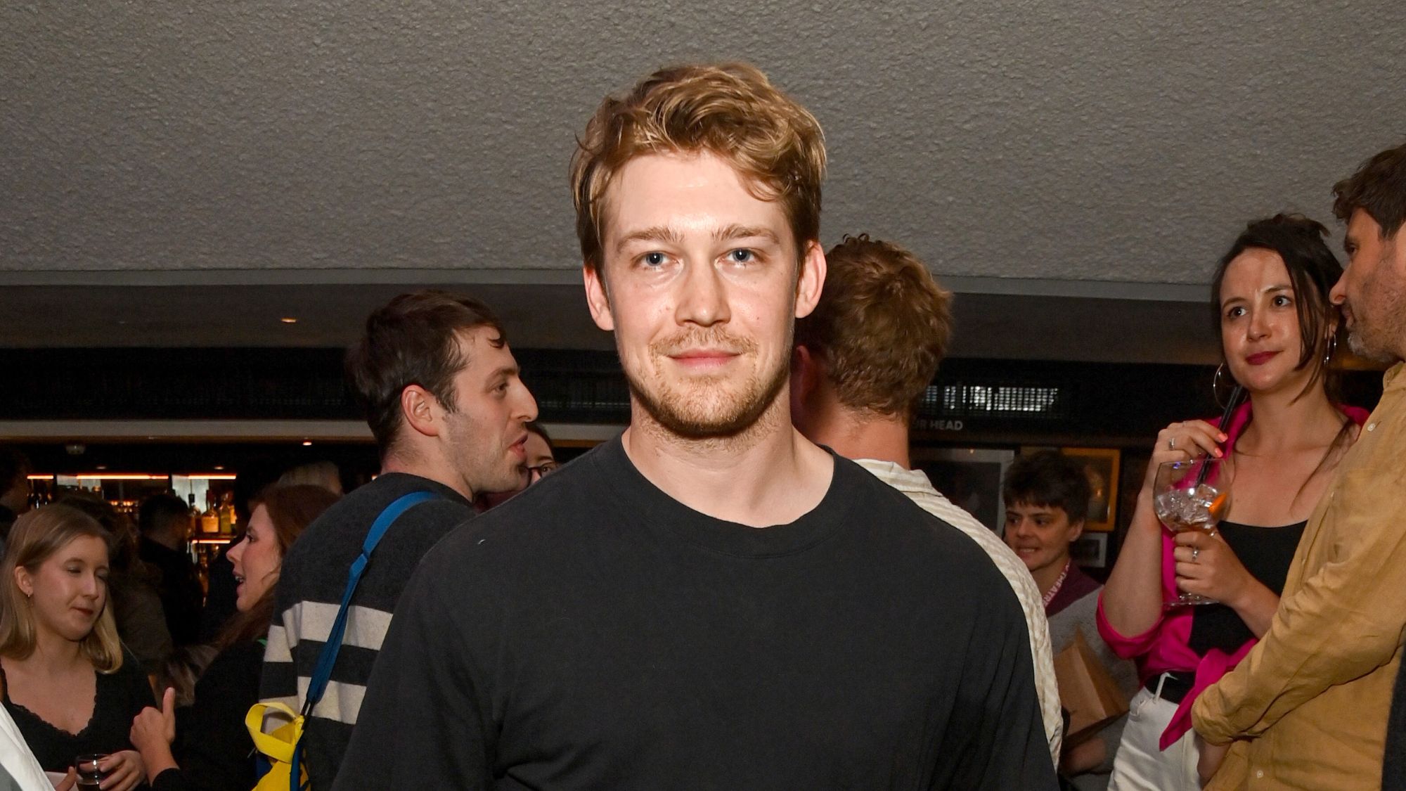 Joe Alwyn attends the 'Strategic Love Play' press night