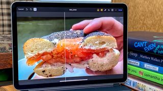 iPad Air (2020) review - pixelmator photo ML Super Resolution