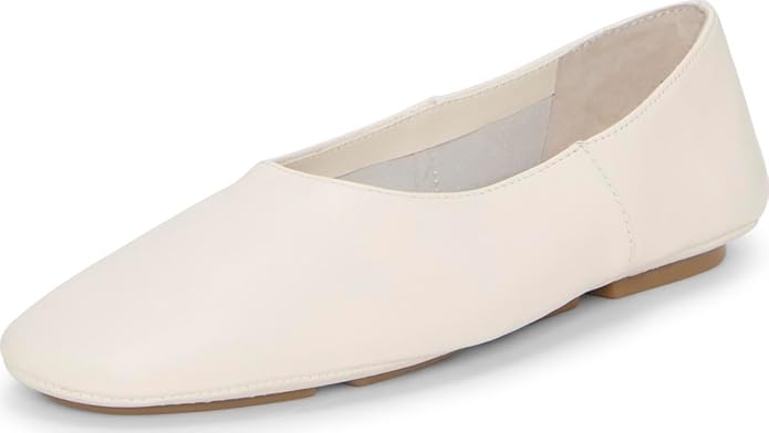 Vince Camuto, Vince Camuto Womens Catisha Ballet Flat Coconut Cream 8